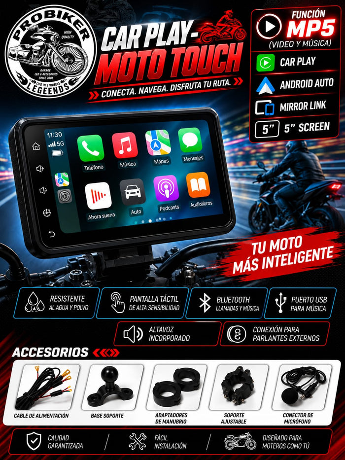 CARPLAY MOTOTOUCH MP5