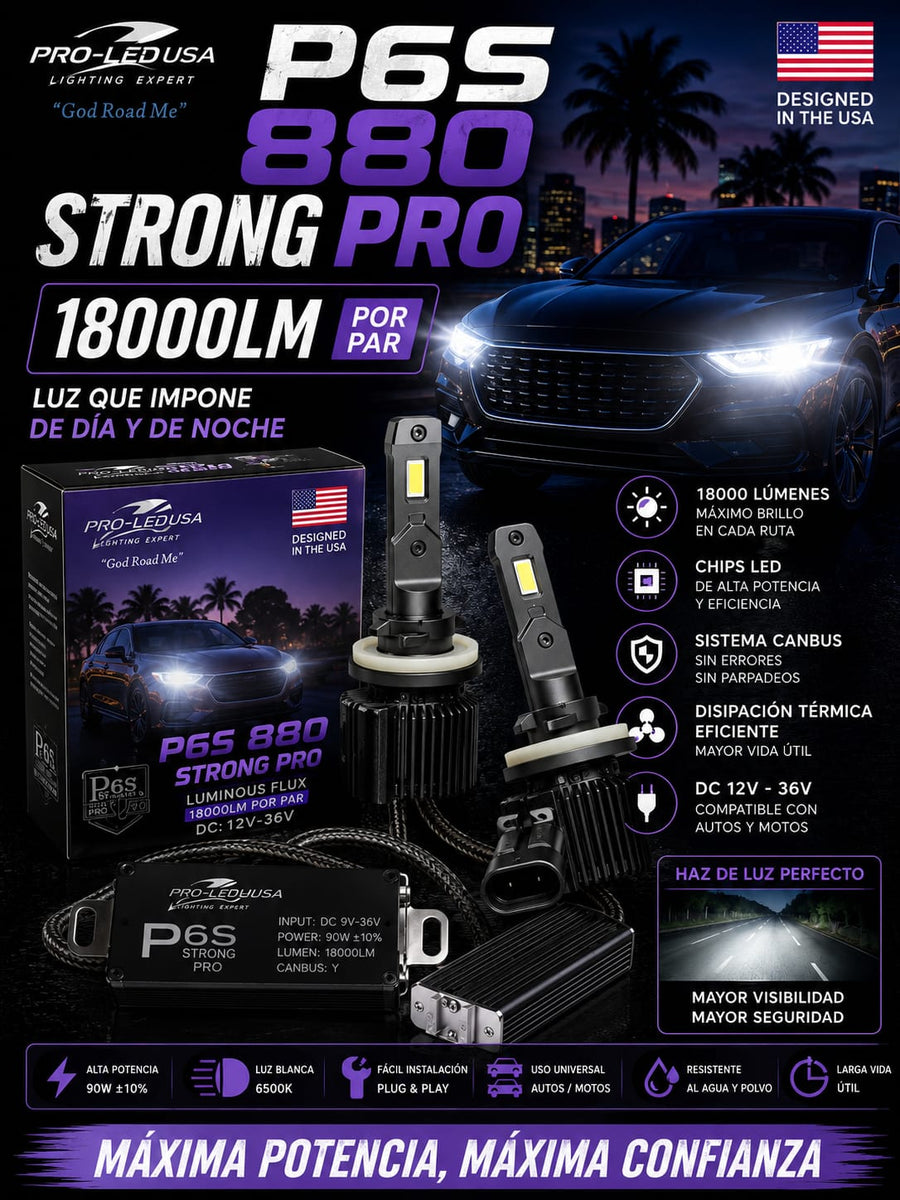 P6S 880 STRONG 18.000LM