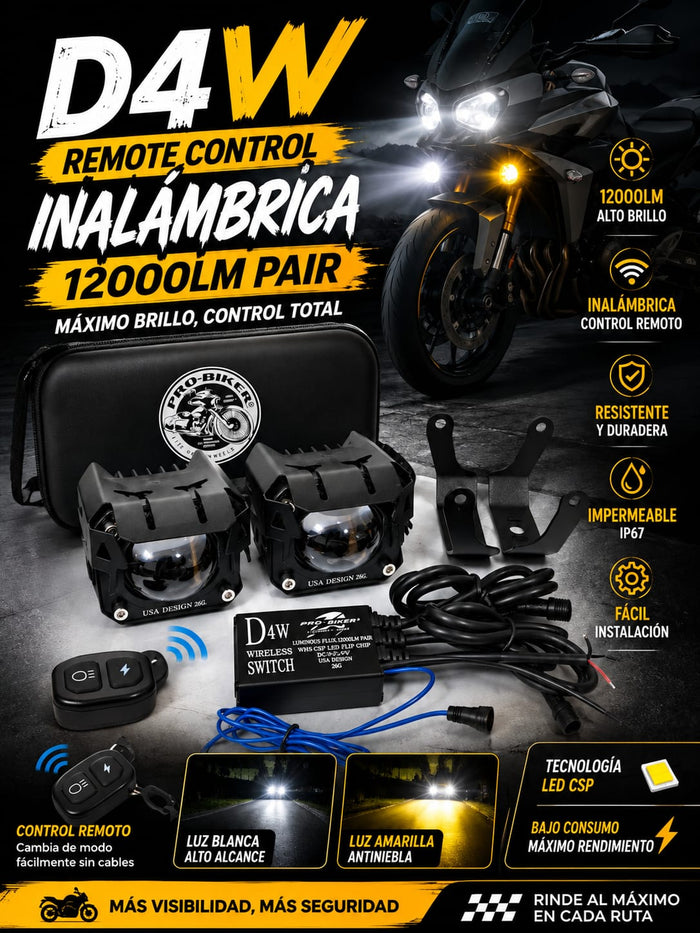 D4W INALÁMBRICA 12000LM