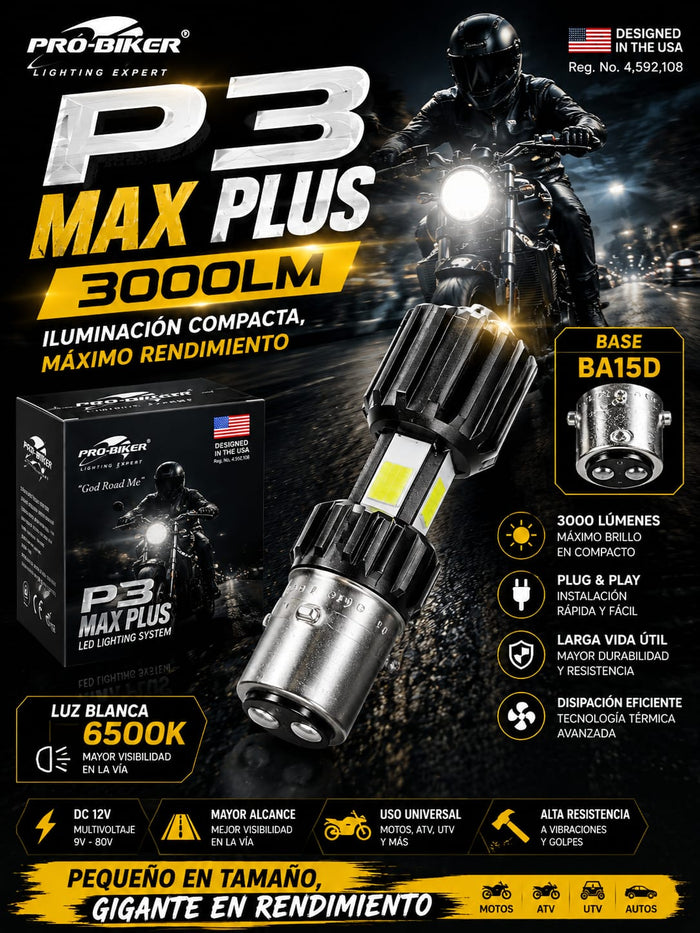 P3 MAX PLUS 3.000LM