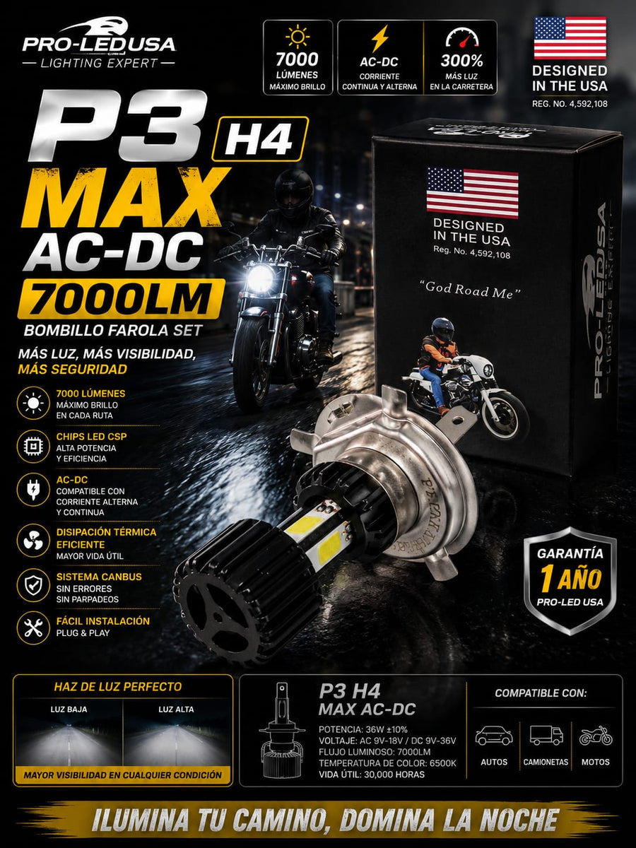 P3 MAX H4 7000LM