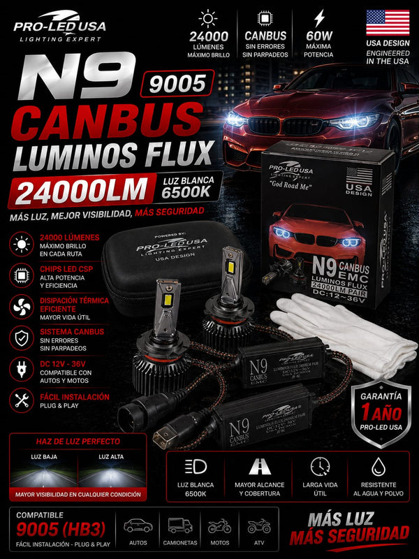 N9 9005 CANBUS 24000LM