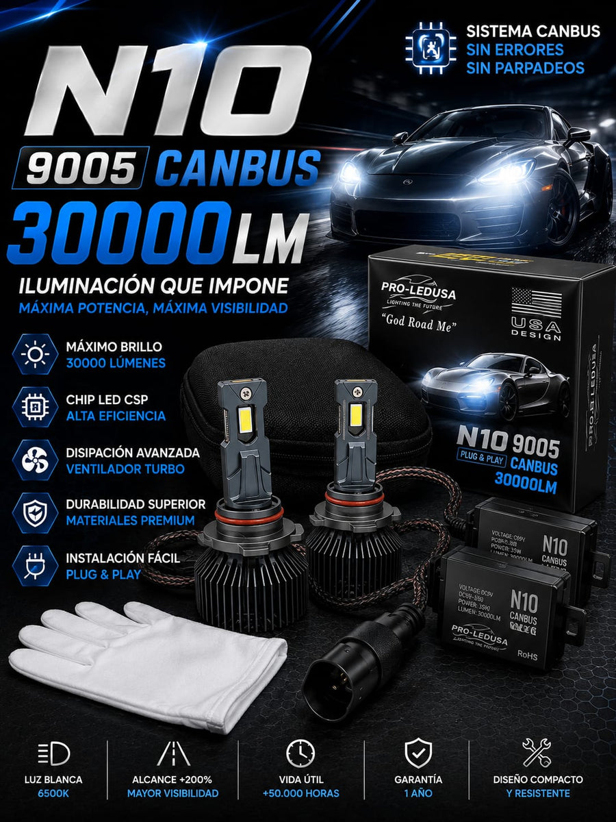 N10 9005 CANBUS 30000LM