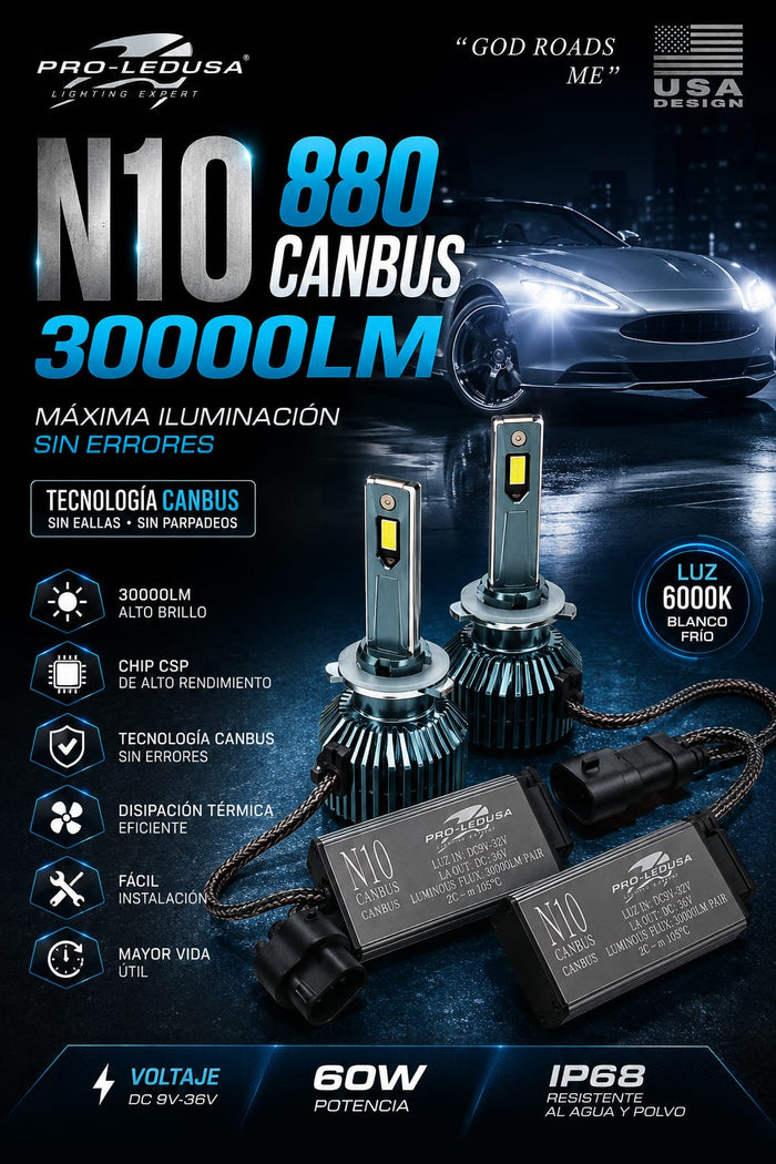 N10 880 CANBUS 30000LM