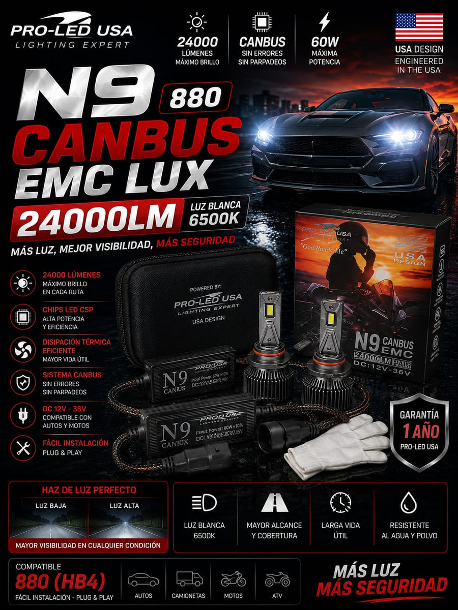 N9 880 CANBUS 24000LM